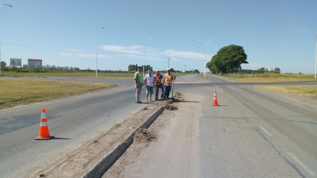 Maciel: el acceso sobre Ruta 11 cuenta con una renovada iluminación