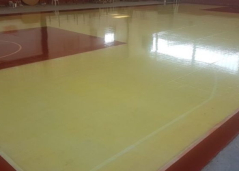 El Club Maciel renovó su cancha de básquet con una fuerte inversión