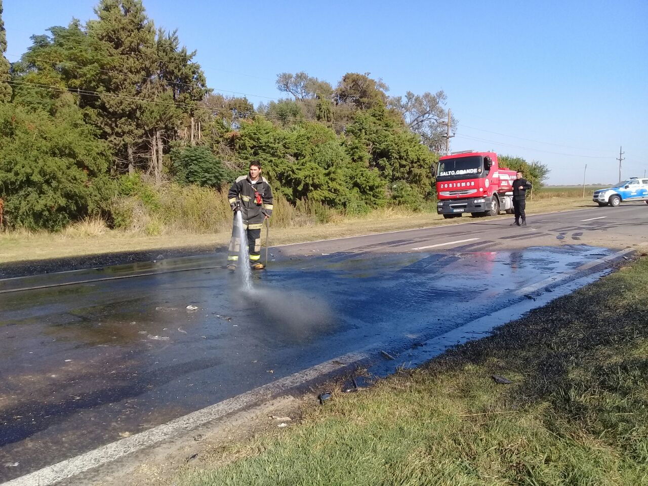 Dos camiones y un colectivo protagonizaron un nuevo siniestro en la Ruta 34