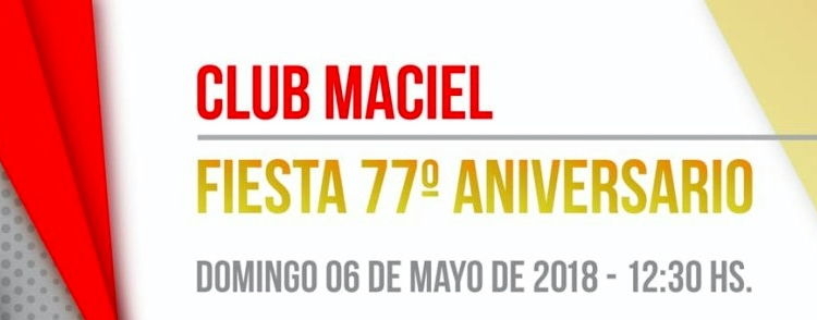 El Club Maciel celebrará su 77 aniversario junto a la familia empolvada