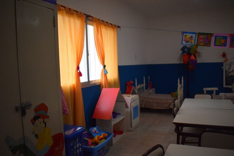El Jardín N° 100 ya cuenta con una nueva salita y sector sanitario para sus alumnos