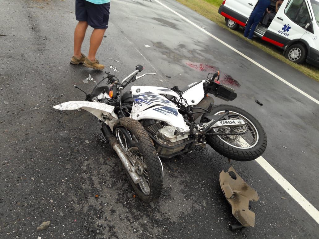 Oliveros: triple choque con un herido de gravedad