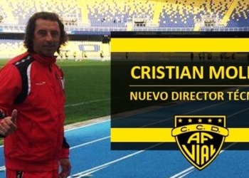 El macielense Cristian Molins fue confirmado como nuevo DT de un club chileno