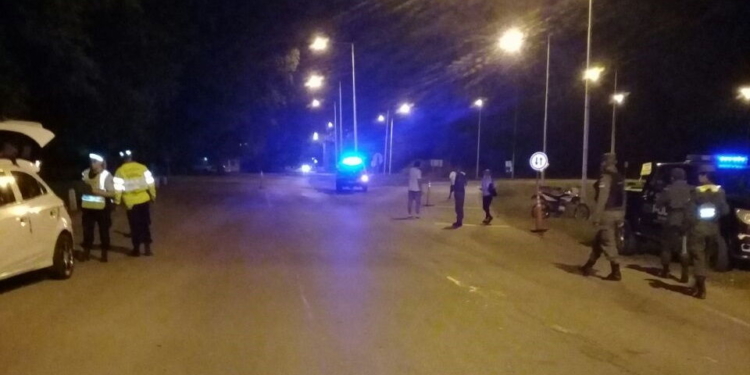 Un gendarme herido tras chocar en Villa La Ribera