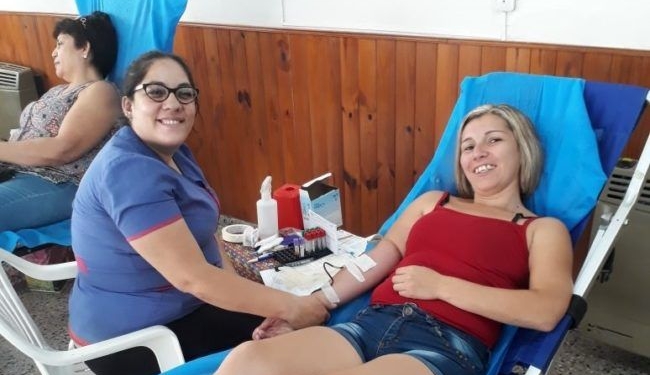 Medio centenar de personas se sumaron a la donación de sangre en Barrancas