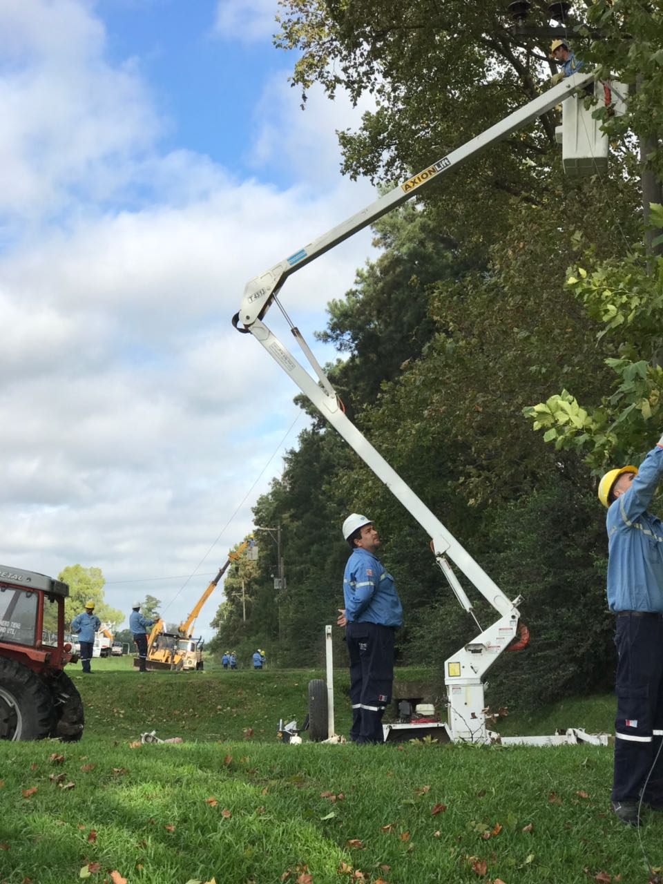 El temporal dejó a Gaboto a oscuras por muchas horas