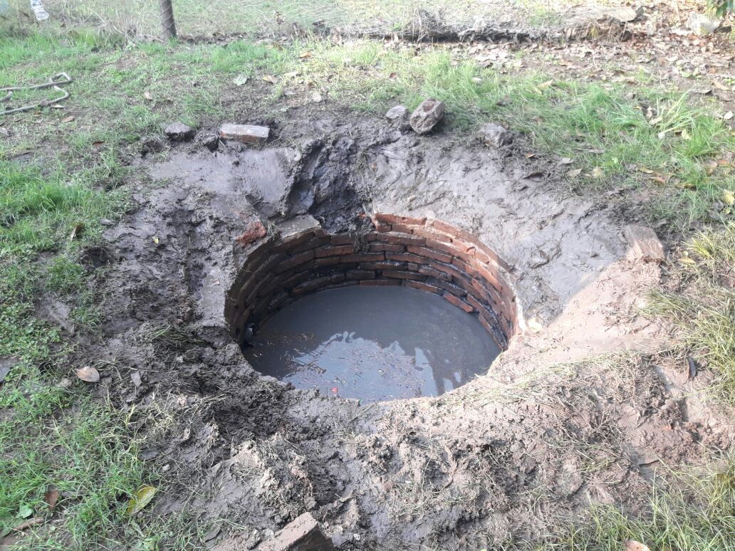 Diaz: bomberos de San Genaro rescataron a un caballo que cayó en un pozo