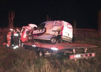 Un vecino de Totoras falleció tras un tremendo accidente en Córdoba