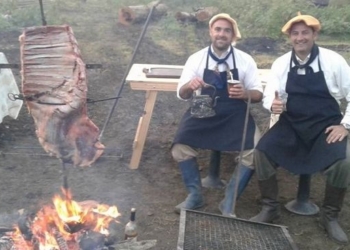 Dos vecinos de Maciel se consagraron como los mejores asadores de la región