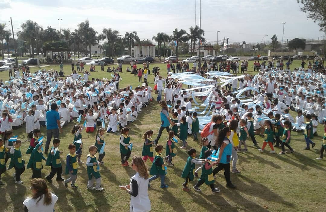 San Genaro: realizaron una jornada patria con las distintas escuelas de la ciudad