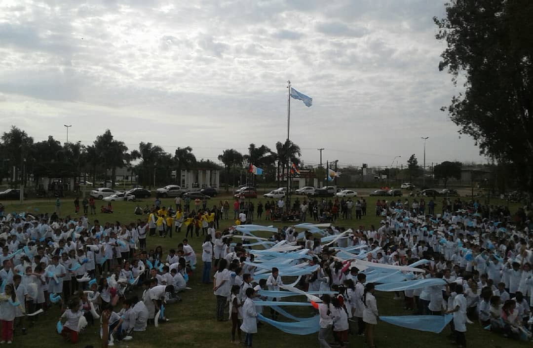 San Genaro: realizaron una jornada patria con las distintas escuelas de la ciudad