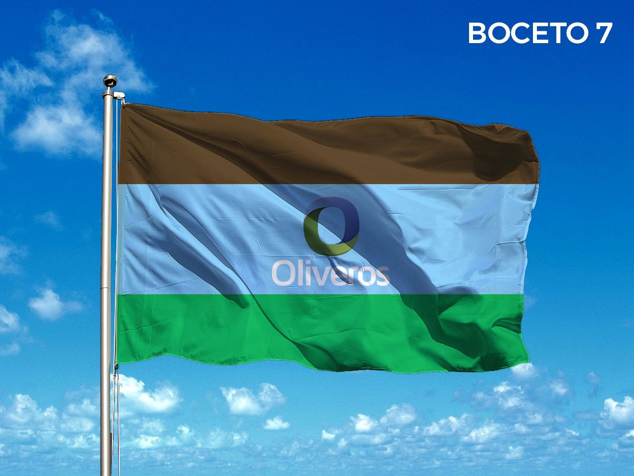 Invitan a votar por las redes sociales a la bandera representante de Oliveros