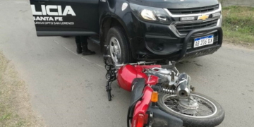 Persecución, arresto y recuperación de moto con pedido de captura