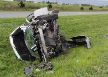 Milagro en Barrancas: impactante vuelco sobre la autopista