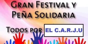 Gran festival y peña solidaria en el Club Juventud Unida de Barrancas