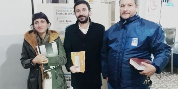 Seguridad Vial fiscalizó los avances en Maciel para habilitar el Centro de Licencias