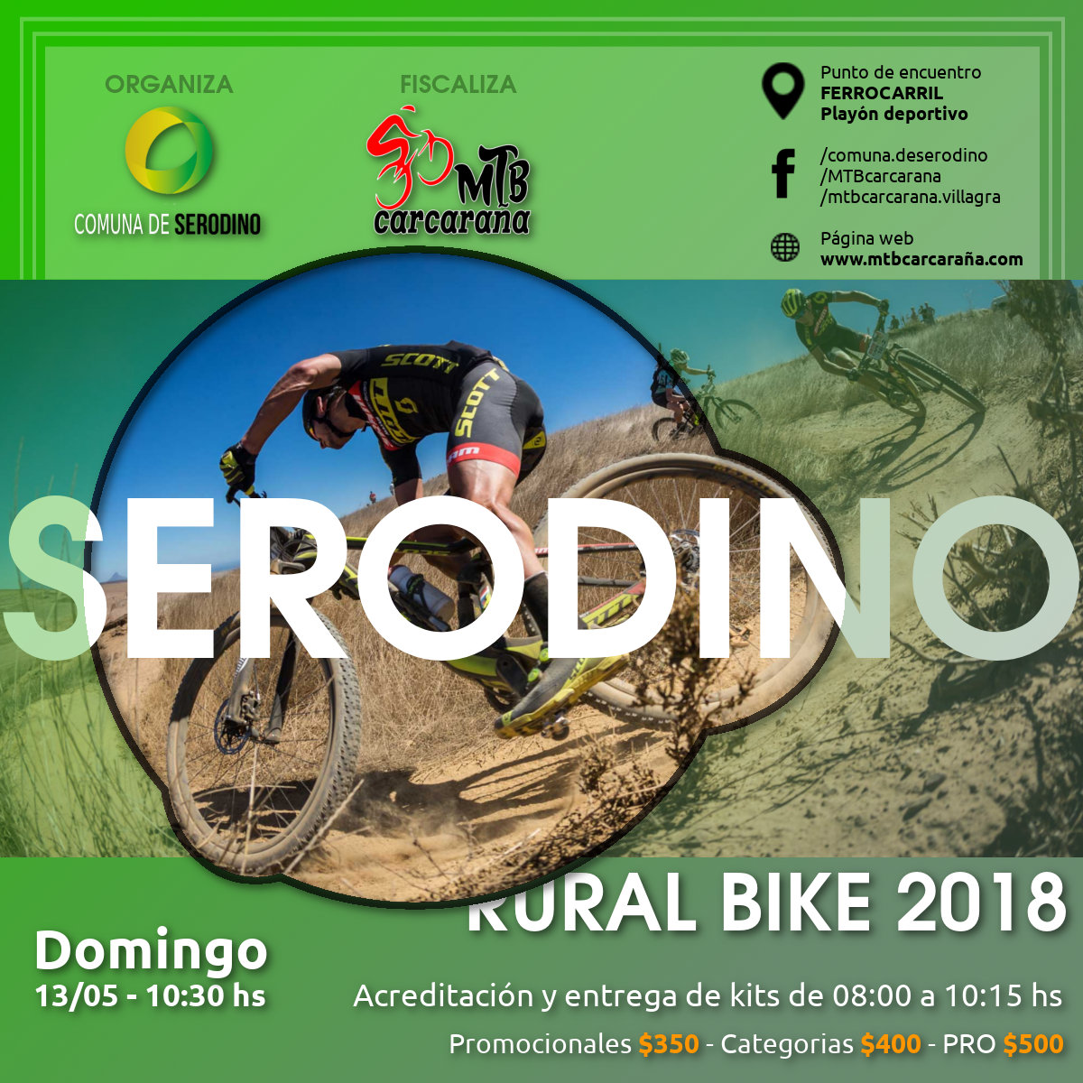Serodino se prepara para ser sede de la Rural Bike 2018