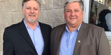 En medio de la crisis del tarifazo, Araguren estuvo en Timbúes