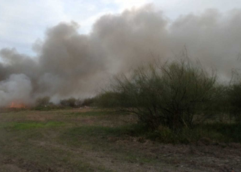 San Genaro: prendieron fuego un basural y el humo afecto la Ruta 34