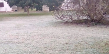 Frío récord: registraron -7,5 grados en Oliveros