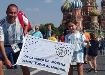 Monje se prepara para recibir a Morena, la heroína que viajó al Mundial