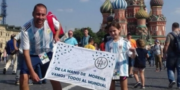 Monje se prepara para recibir a Morena, la heroína que viajó al Mundial