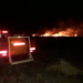 Bomberos sofocaron una quema de pastizales que se salió de control