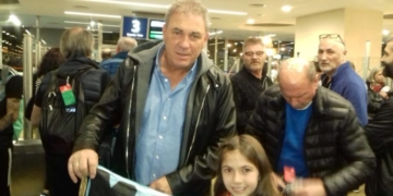 De Monje al Mundial: el emotivo encuentro entre Morena y Nery Pumpido