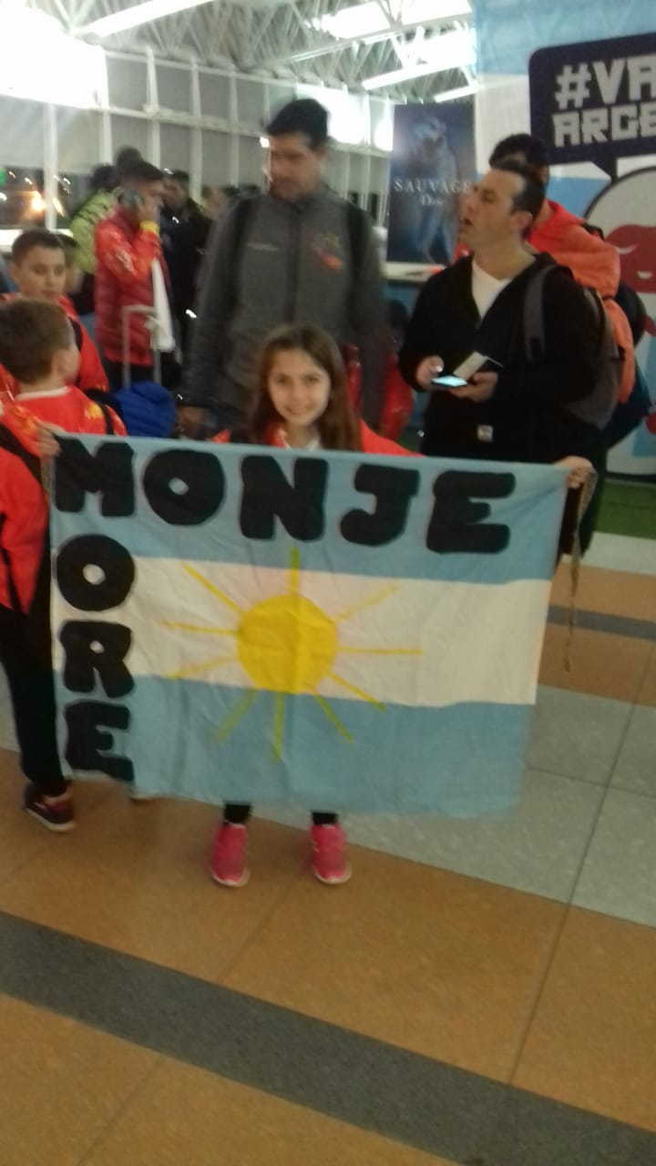 De Monje al Mundial: el emotivo encuentro entre Morena y Nery Pumpido