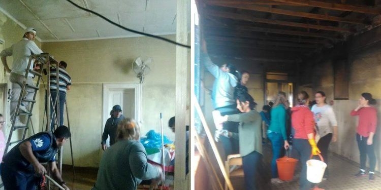 La escuela Misericordia de Barrancas renace con la solidaridad tras el incendio