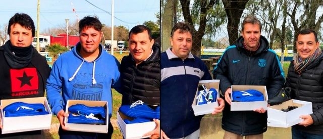 La Comuna de Serodino entregó calzado de fabricación propia a clubes y escuelas