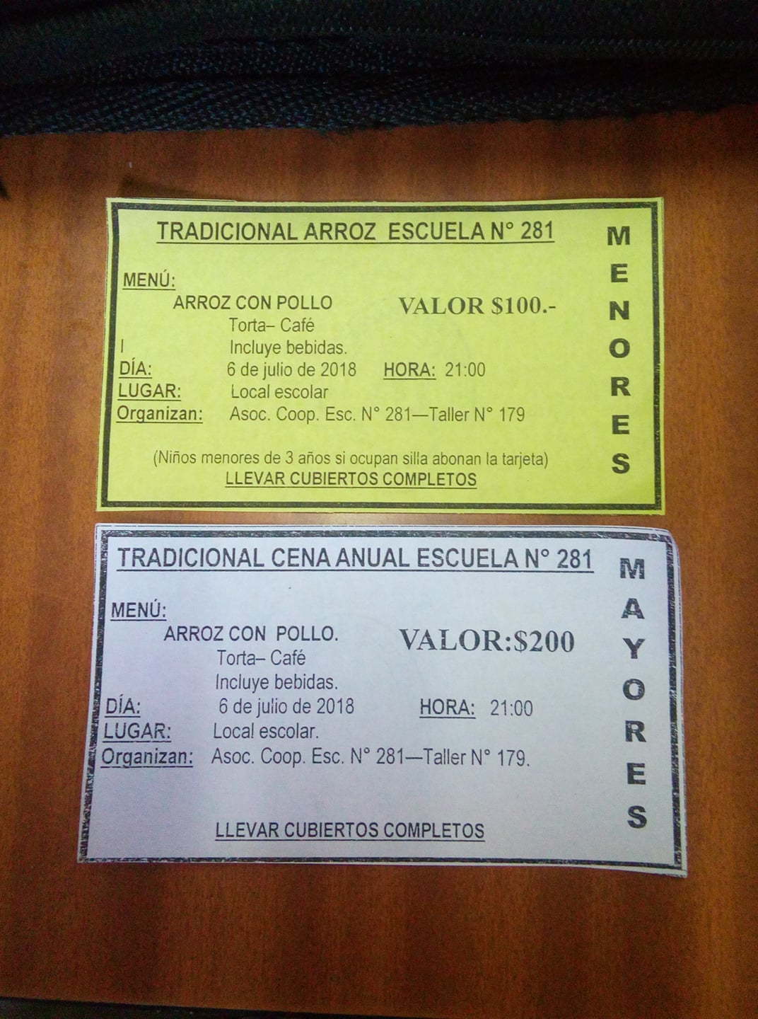 Tradicional cena show de la escuela primaria N°281 de San Genaro