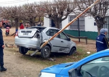 Dos jóvenes de Barrancas sufrieron un fuerte accidente en Coronda