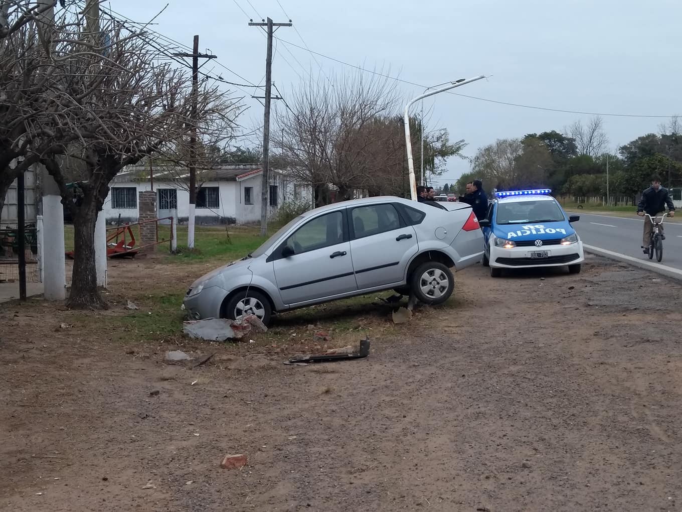 Dos jóvenes de Barrancas sufrieron un fuerte accidente en Coronda