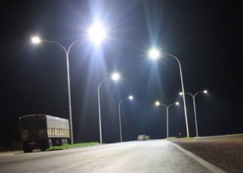 Los accesos a la autopista ya cuentan con iluminación Led