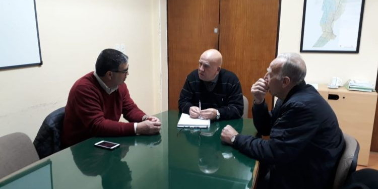 El Ministro de Medio Ambiente recibió a Severini y González