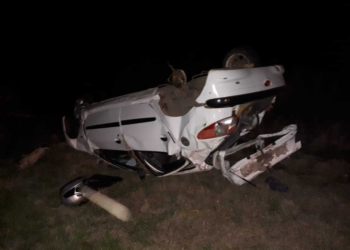 Una macielense con heridas graves tras volcar en la autopista