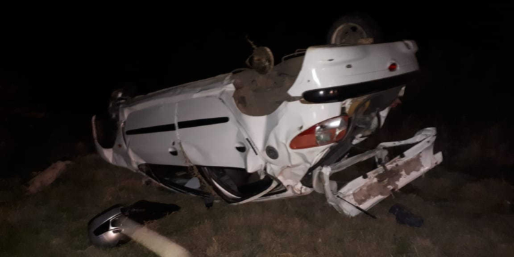 Una macielense con heridas graves tras volcar en la autopista