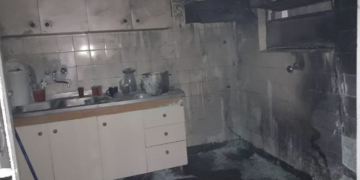 Una vivienda sufrió serios daños materiales producto de un incendio en Maciel