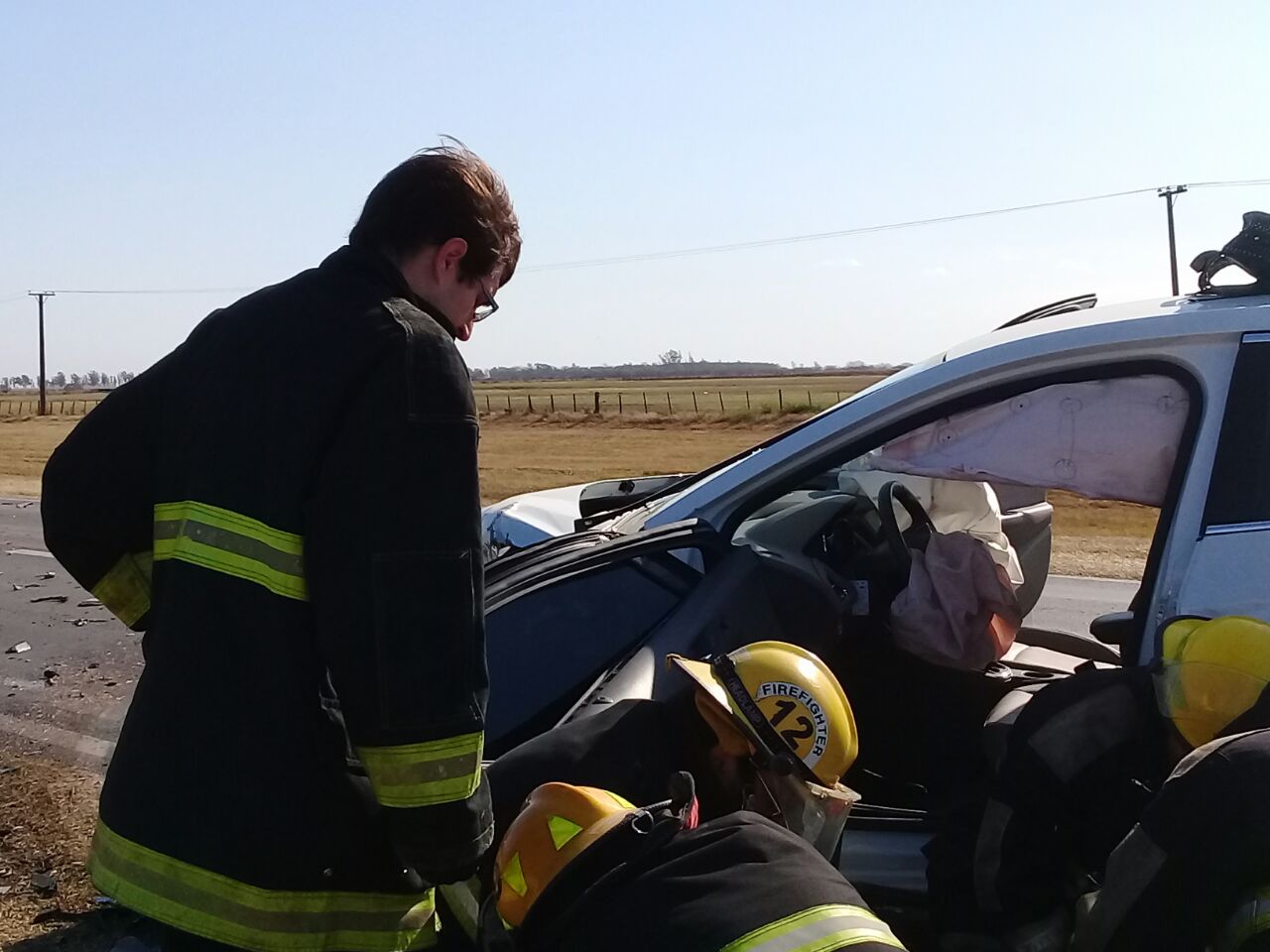 Dos heridos por diversos accidentes que involucraron a cuatro vehículos en Ruta 34