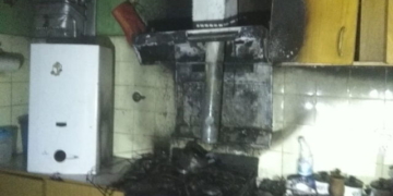 Un incendio causó daños en una vivienda de Serodino