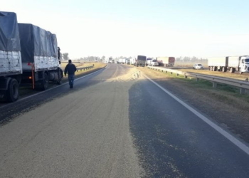 Un tercer accidente se produjo en la región entre camiones