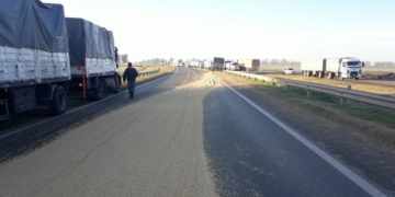 Un tercer accidente se produjo en la región entre camiones