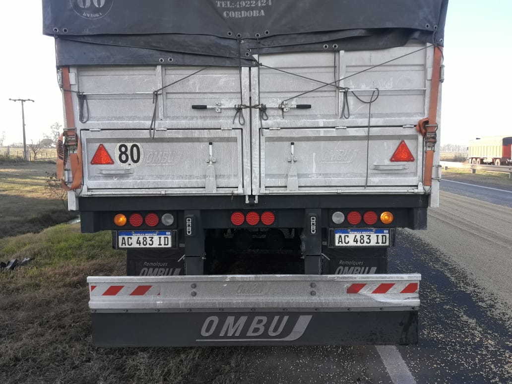 Un tercer accidente se produjo en la región entre camiones