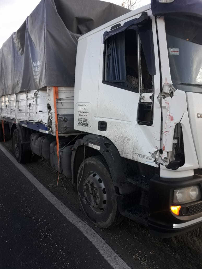 Un tercer accidente se produjo en la región entre camiones
