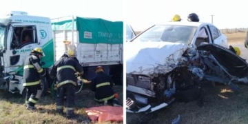 Dos heridos por diversos accidentes que involucraron a cuatro vehículos en Ruta 34