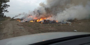 Concejales de San Genaro realizaron una denuncia penal por los incendios en un basural
