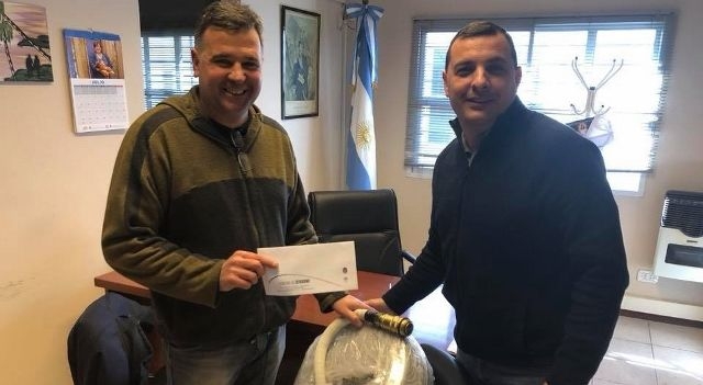 Bomberos Voluntarios de Serodino recibieron un importante aporte desde la Comuna