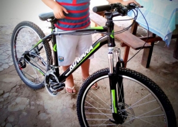 Un nene sufrió el robo de su bicicleta en Maciel