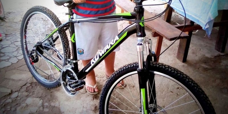 Un nene sufrió el robo de su bicicleta en Maciel